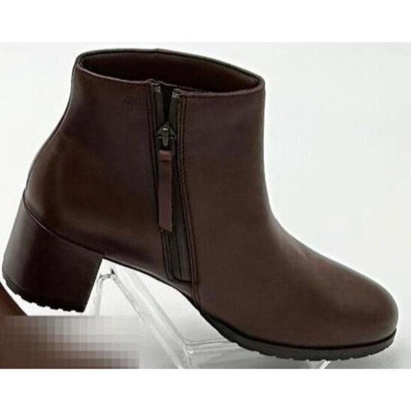 Naturalizer Bay Weatherproof Bootie Brown Leather Womens Size 6.5M Fall Winter - Picture 5 of 9